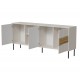 Cama INSERTO 3D1W chest of drawers 190x40x80 cashmere + LED