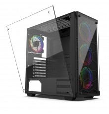 Krux LEDA ATX Tower Black