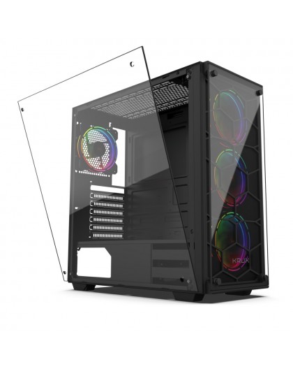 Krux LEDA ATX Tower Black