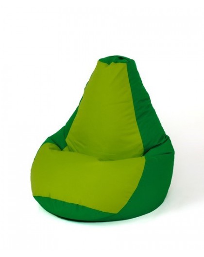 Sako bag pouffe Pear green-light green XL 130 x 90 cm