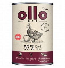 OLLO Pure Duck with apple - wet dog food - 850g