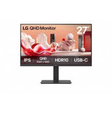 LG 27BA65QB-B.AEU computer monitor 68.6 cm (27") 2560 x 1440 pixels Wide Quad HD LED Black