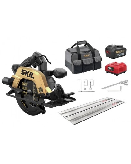 Circular Saw 3575DB 20V 1X4AH with Guide Rail