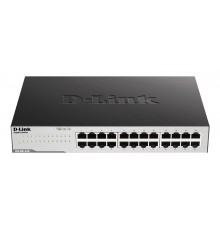D-Link GO-SW-24G - Unmanaged - L2 - Gigabit Ethernet (10/100/1000) - Full duplex - Rack mounting - 1U