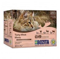 BOZITA Tasty meat menu Multibox Flavor Mix in Jelly - Wet Cat Food - 12 x 85g