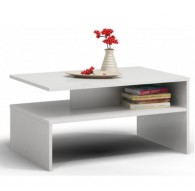 Topeshop ŁAWA BOSTON BIEL coffee/side/end table Coffee table Free-form shape 2 leg(s)