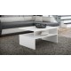 Topeshop ŁAWA BOSTON BIEL coffee/side/end table Coffee table Free-form shape 2 leg(s)