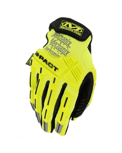 Mechanix HiViz Gloves MPact Yellow