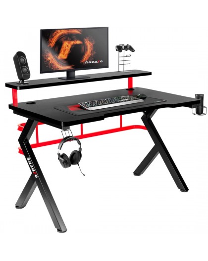 Huzaro Hero 5.0 computer desk Black, Red