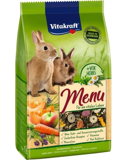 VITAKRAFT Menu Vital - rabbit food - 3kg