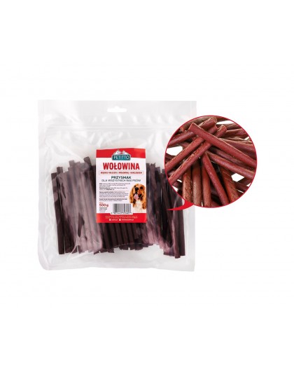 PETITTO Soft beef sticks - dog treat - 500g