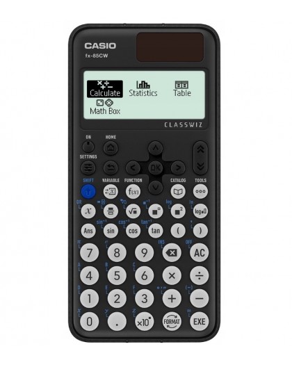 CASIO CALCULATOR FX-85CW TECHNICAL AND SCIENTIFIC BOX. Calculator recommended for high school and college students, for office w