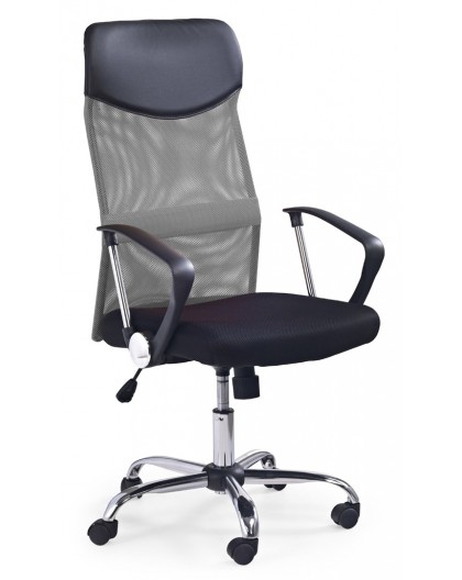 Topeshop KRZESŁO NEMO SZARE office/computer chair Padded seat Mesh backrest