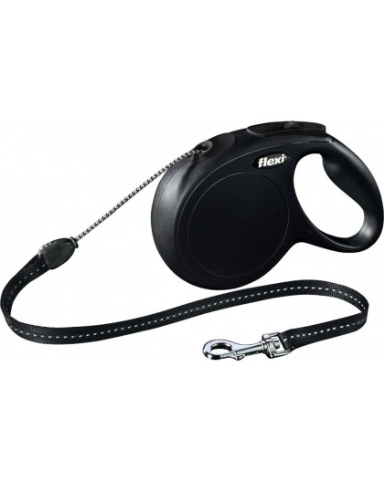 Flexi New CLASSIC 8 m Black Dog Retractable lead