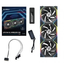 Lian Li UNI FAN SL Wireless 120 Обратные лопасти 12 см Корпус компьютера черный 3 шт.