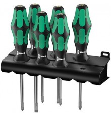 Kraftform Screwdriver Set + Holder, 6 pcs