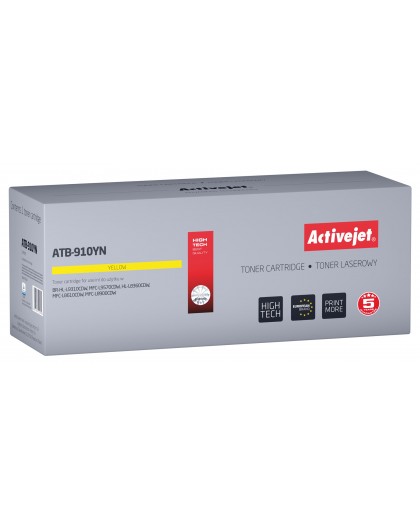 Activejet ATB-910YN Toner (replacement Brother TN-910Y Supreme 9000 pages yellow)
