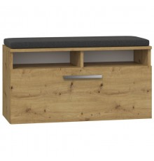 Topeshop RIVA SZAFKA ARTISAN shoe organizer Closed Oak