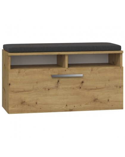 Topeshop RIVA SZAFKA ARTISAN shoe organizer Closed Oak