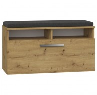 Topeshop RIVA SZAFKA ARTISAN shoe organizer Closed Oak