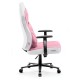 DIABLO X-GAMER gaming chair pink and white