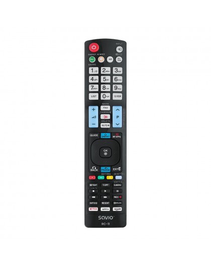 Savio RC-11 remote control IR Wireless TV Press buttons