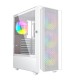 Gembird Fornax 4000W ARGB gaming ATX computer case, Midi Tower, backlight, White