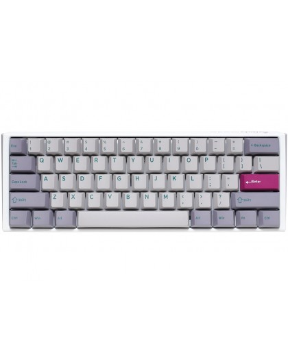 Ducky One 3 Mist Grey Mini Gaming Keyboard, RGB LED - MX-Red
