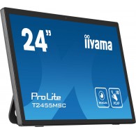 iiyama 24” mitme puuteekraaniga monitor, äärest ääreni klaas, sõrmejälgede vastane kattekiht, integreeritud veebikaamera ja regu