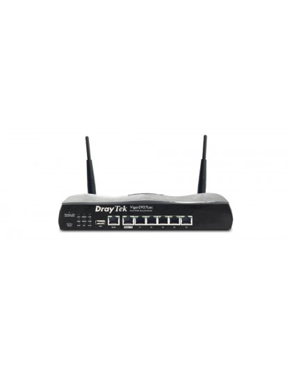 DrayTek Vigor 2927Lac wireless router Gigabit Ethernet Dual-band (2.4 GHz / 5 GHz) 4G Black