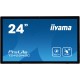 iiyama 24” multi-touch monitor with edge-to-edge glass, anti fingerprint coating , integrated webcam and a flexible stand