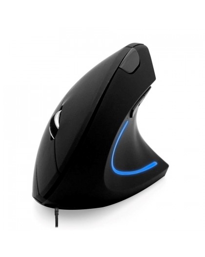 MEDIA-TECH VERTIC MT1122 Wired vertical mouse 6400 DPI Black