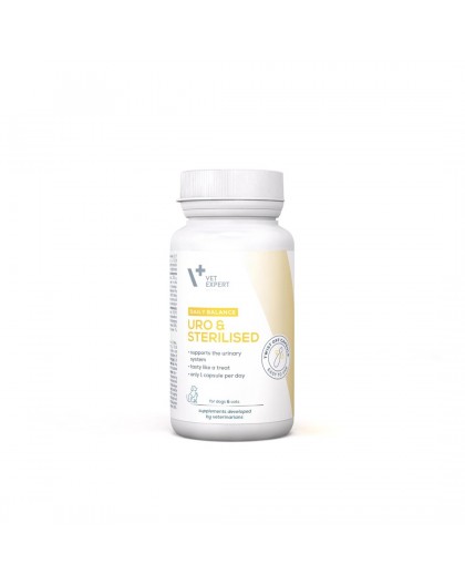 VETEXPERT Uro & Sterilised - supplements for dogs and cats - 30 pcs