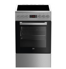 Beko FSM57300GX Freestanding cooker Electric Ceramic Stainless steel