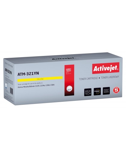 Activejet ATM-321YN Toner (replacement for Konica Minolta TN321Y Supreme 25,000 pages yellow)