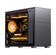 Jonsbo D31 Micro-ATX Case, Tempered Glass - black