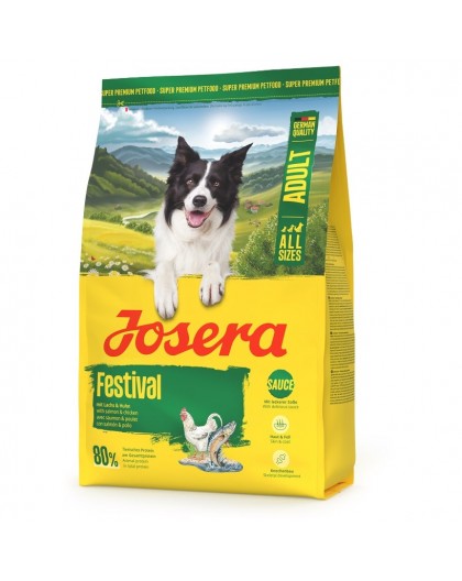 JOSERA Adult Festival Salmon & Chicken - dry dog food - 900g
