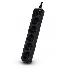CyberPower Tracer III B0520SC0-FR surge protector Black 5 AC outlet(s) 200 - 250 V 1.8 m
