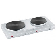 Severin DK 1042 hob White Countertop Sealed plate 2 zone(s)