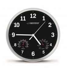 Esperanza EHC016K Mechanical wall clock Round Black