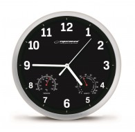 Esperanza EHC016K Mechanical wall clock Round Black