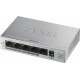 Zyxel GS1005HP Unmanaged Gigabit Ethernet (10/100/1000) Power over Ethernet (PoE) Silver