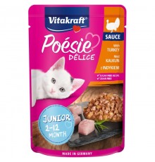 VITAKRAFT POESIE DELICE JUNIOR turkey - wet cat food - 85 g