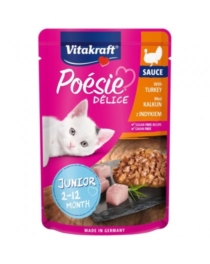 VITAKRAFT POESIE DELICE JUNIOR turkey - wet cat food - 85 g