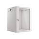 Lanberg seinale paigaldatav raam kabinet 19'' 15U 600x600mm hall (klaasuks)