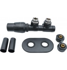 Thermostatic valve for bathroom radiator - left