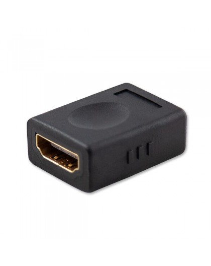 SAVIO HDMI (F) – HDMI (F) – Adapter, straight, barrel CL-111 Black