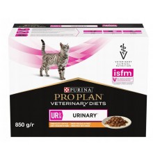 PURINA Pro Plan Veterinary Diets UR St/Ox Urinary Chicken - wet cat food - 10x85 g