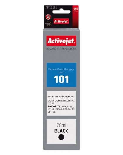 Activejet AE-101BK Ink (replacement for Epson 101 Supreme 70 ml black)
