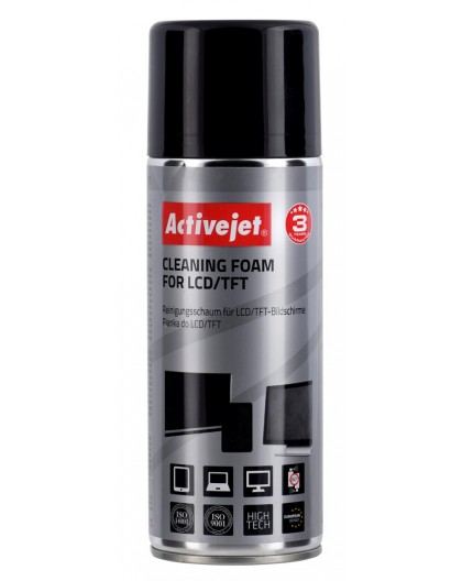 Activejet AOC-105 cleaning foam for LCD/TFT/plasma screens 400 ml